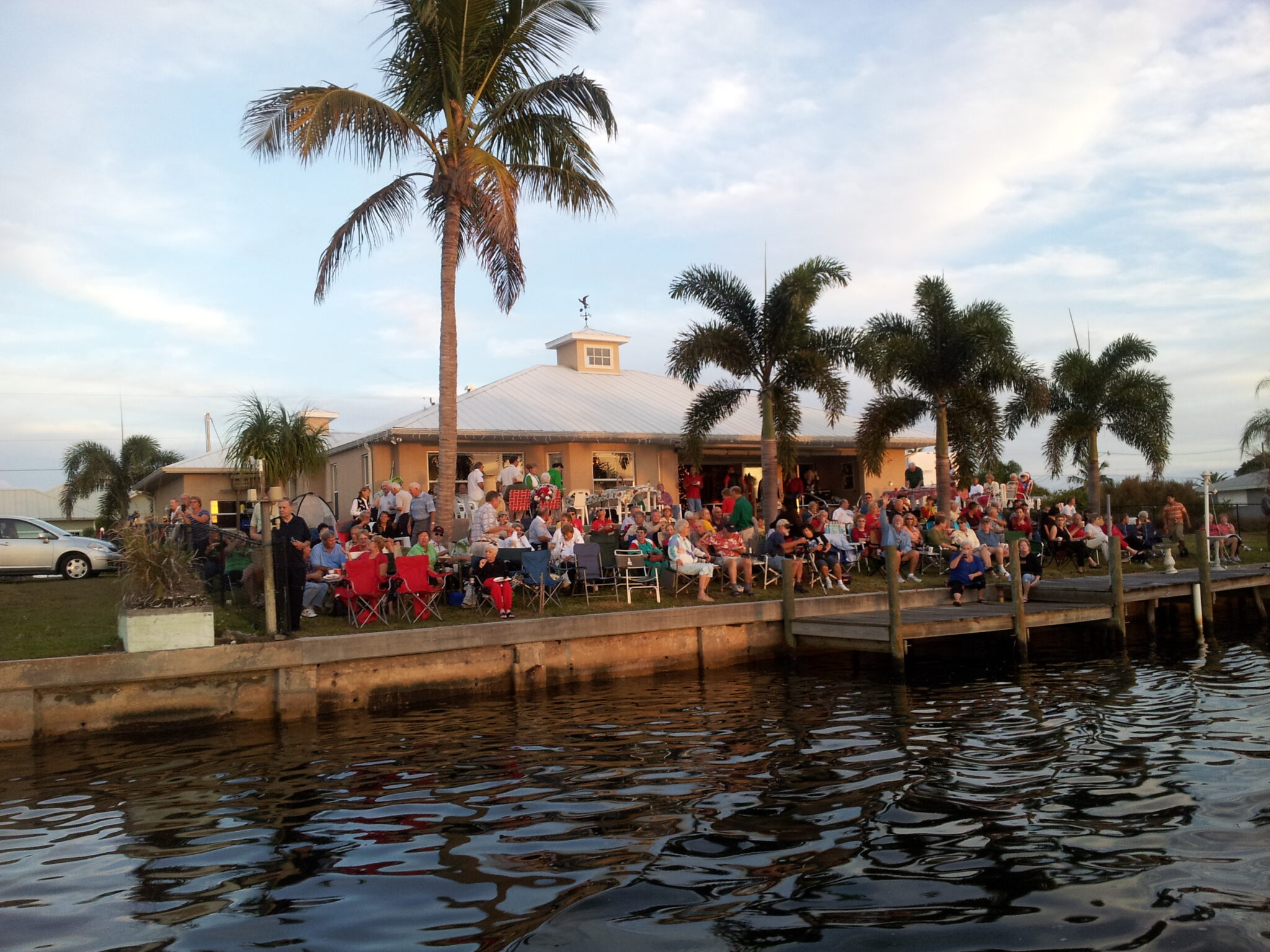 Saturday Night Before Christmas Eve Boat Parade Punta Gorda US Harbors