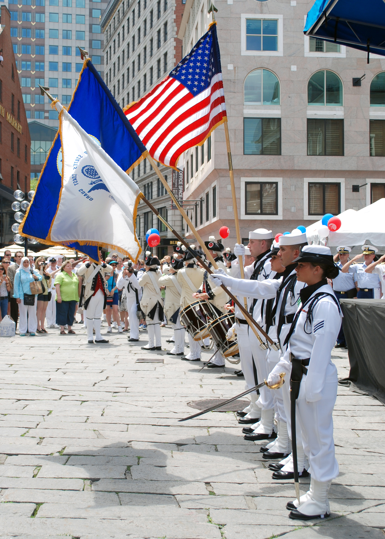 Boston’s Fourth of July festival. US Harbors