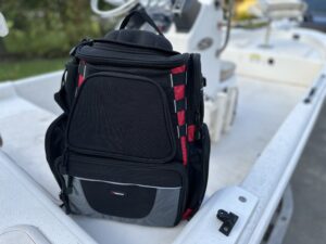Calamus Fishing Tackle Bags - Fishing Bags for Saltwater or Freshwater  Fishing - Rip-Stop PE - Padded Shoulder Strap - Pliers Storage